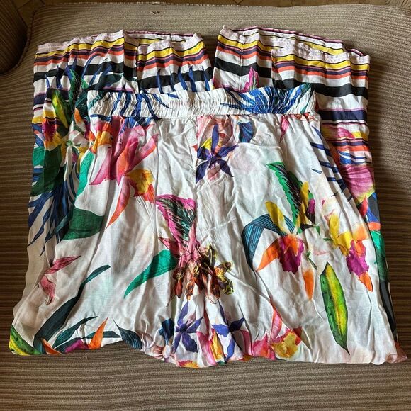 NWT Trina Turk treasure cover swim cover up pants large - Picture 9 of 12